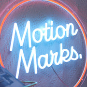 Motion Manks Neon Sign