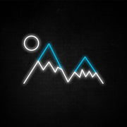 Mountain Peaks Neon Sign