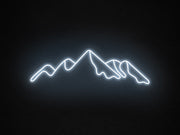 Mountain Skyline Neon Sign