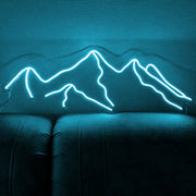 Mountains Neon Sign