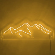 Mountains Neon Sign