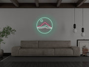 Mountains Neon Sign