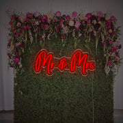 Mr And Mrs For Wedding LED Neon Sign