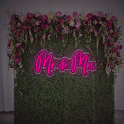 Mr And Mrs For Wedding LED Neon Sign