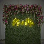 Mr And Mrs For Wedding LED Neon Sign