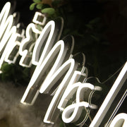 Mr And Mrs Lovers Neon Sign