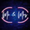 Mr and Mrs Neon Sign