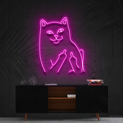 Mr Bad Cat Neon Sign