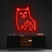 Mr Bad Cat Neon Sign