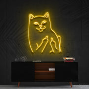 Mr Bad Cat Neon Sign