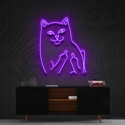 Mr Bad Cat Neon Sign