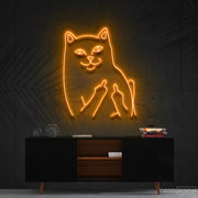 Mr Bad Cat Neon Sign