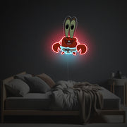 Mr. Crab Baby Version LED Neon Acrylic Artwork