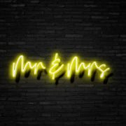 Mr Mrs Neon Sign