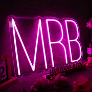 MRB Purple Neon Sign