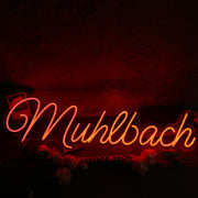 Muhlbach Red Neon Sign