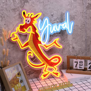 Mulan Character Mushu Custom Neon Sign