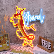 Mulan Character Mushu Custom Neon Sign