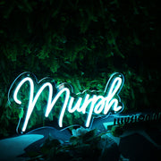 Murph Blue Neon Sign