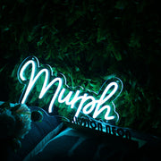 Murph Blue Neon Sign