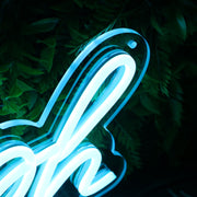 Murph Blue Neon Sign