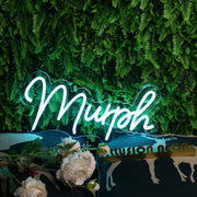 Murph Blue Neon Sign