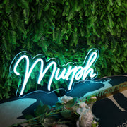 Murph Blue Neon Sign