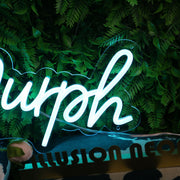 Murph Blue Neon Sign