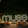 Muse Yellow Neon Sign