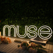 Muse Yellow Neon Sign