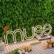 Muse Yellow Neon Sign