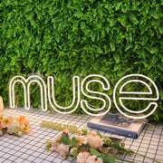 Muse Yellow Neon Sign