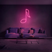 Music Note Neon Sign