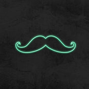 Mustache Neon Sign