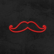 Mustache Neon Sign