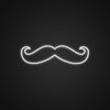 Mustache Neon Sign