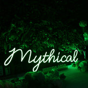 Mythical Green Neon Sign