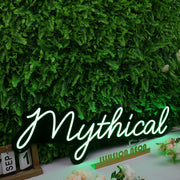 Mythical Green Neon Sign