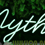 Mythical Green Neon Sign