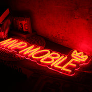 MVP Mobile Orange Neon Sign