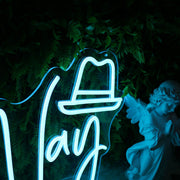 My Way Blue Custom Neon Sign