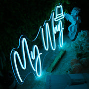 My Way Blue Custom Neon Sign