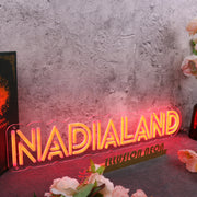 Nadialand Red Neon Sign