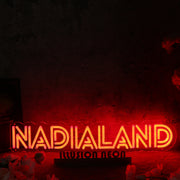 Nadialand Red Neon Sign