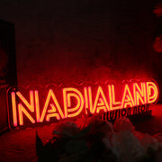 Nadialand Red Neon Sign