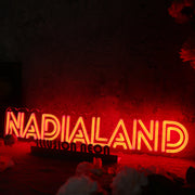 Nadialand Red Neon Sign