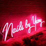 Nails By Yamy Red Neon Sign