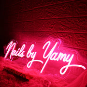 Nails By Yamy Red Neon Sign