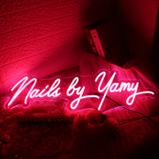 Nails By Yamy Red Neon Sign