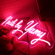 Nails By Yamy Red Neon Sign